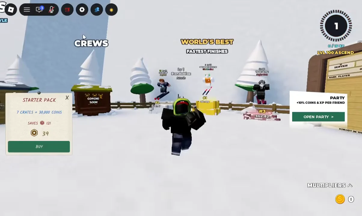 Lobby Spawn and Feature Stalls