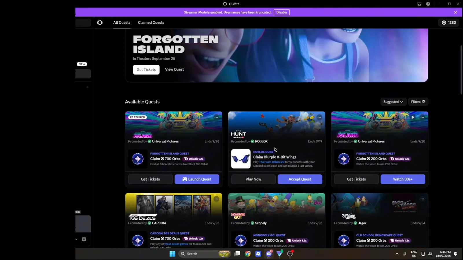 Finding the Roblox Discord Quest