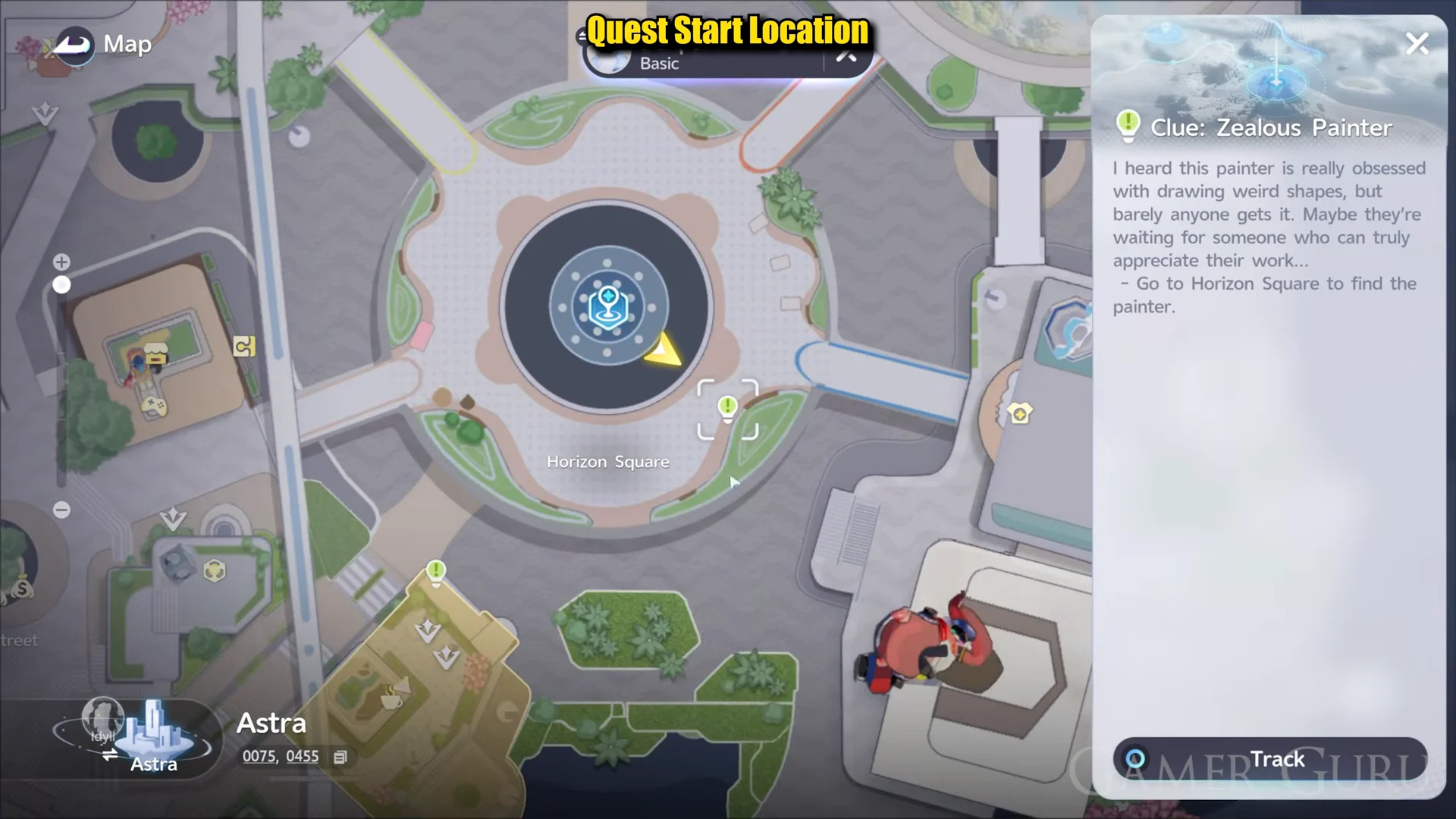 Quest Start Location