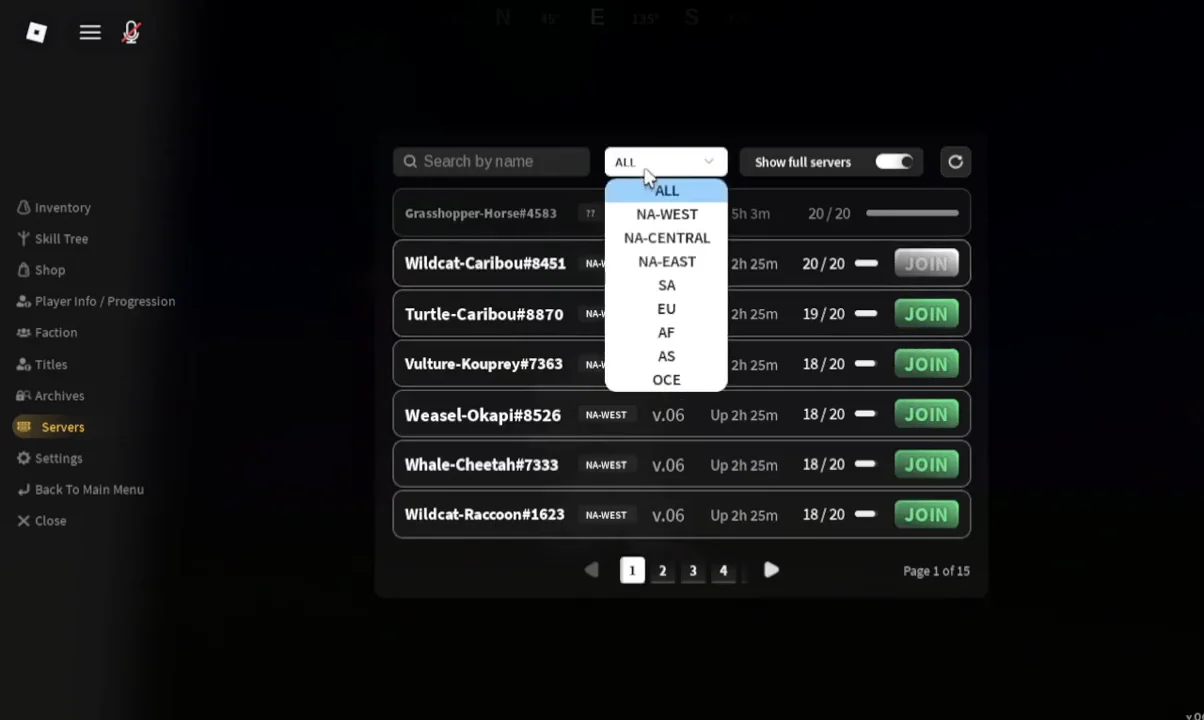 Filtering and Browsing Servers