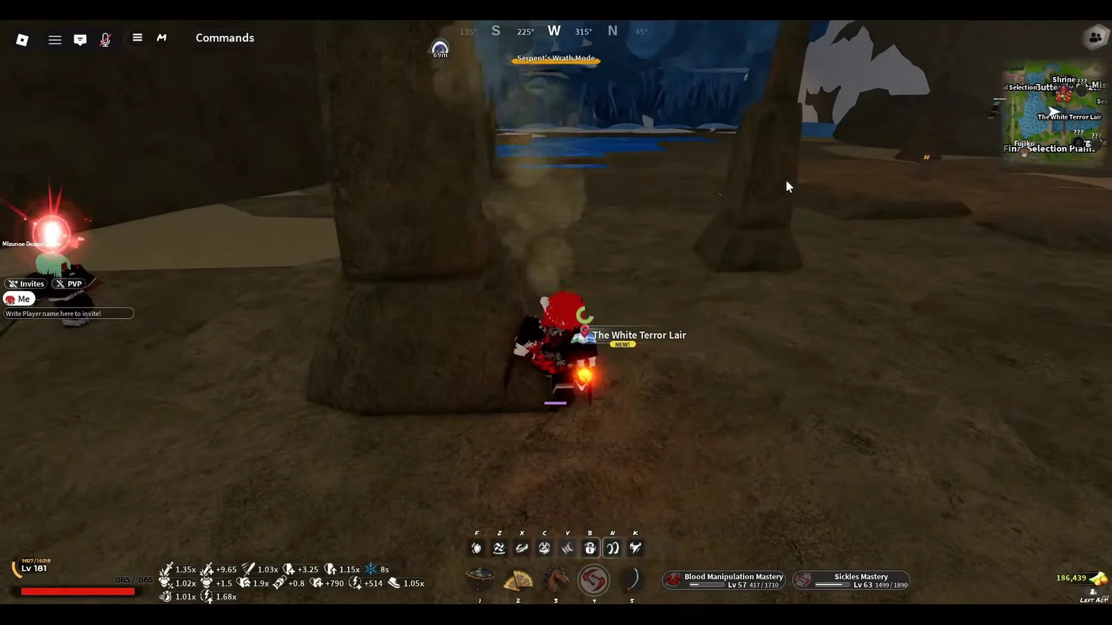 Spawning and Fighting Yeti Demon