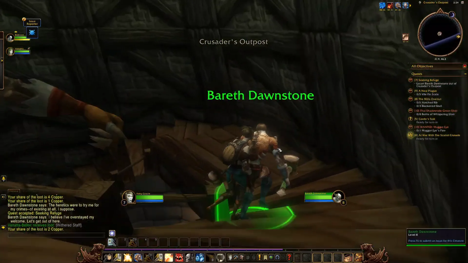 Starting Quest Escort