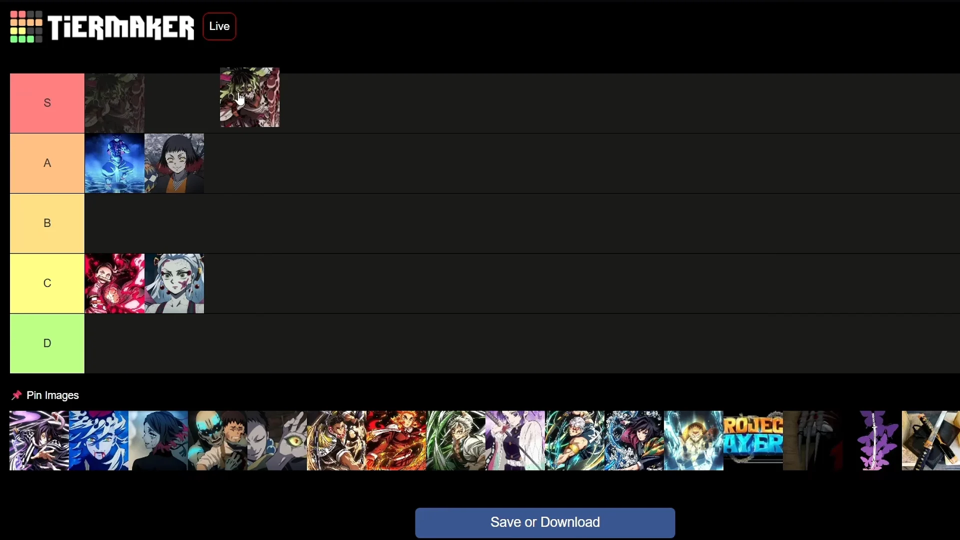 Ranking Blood