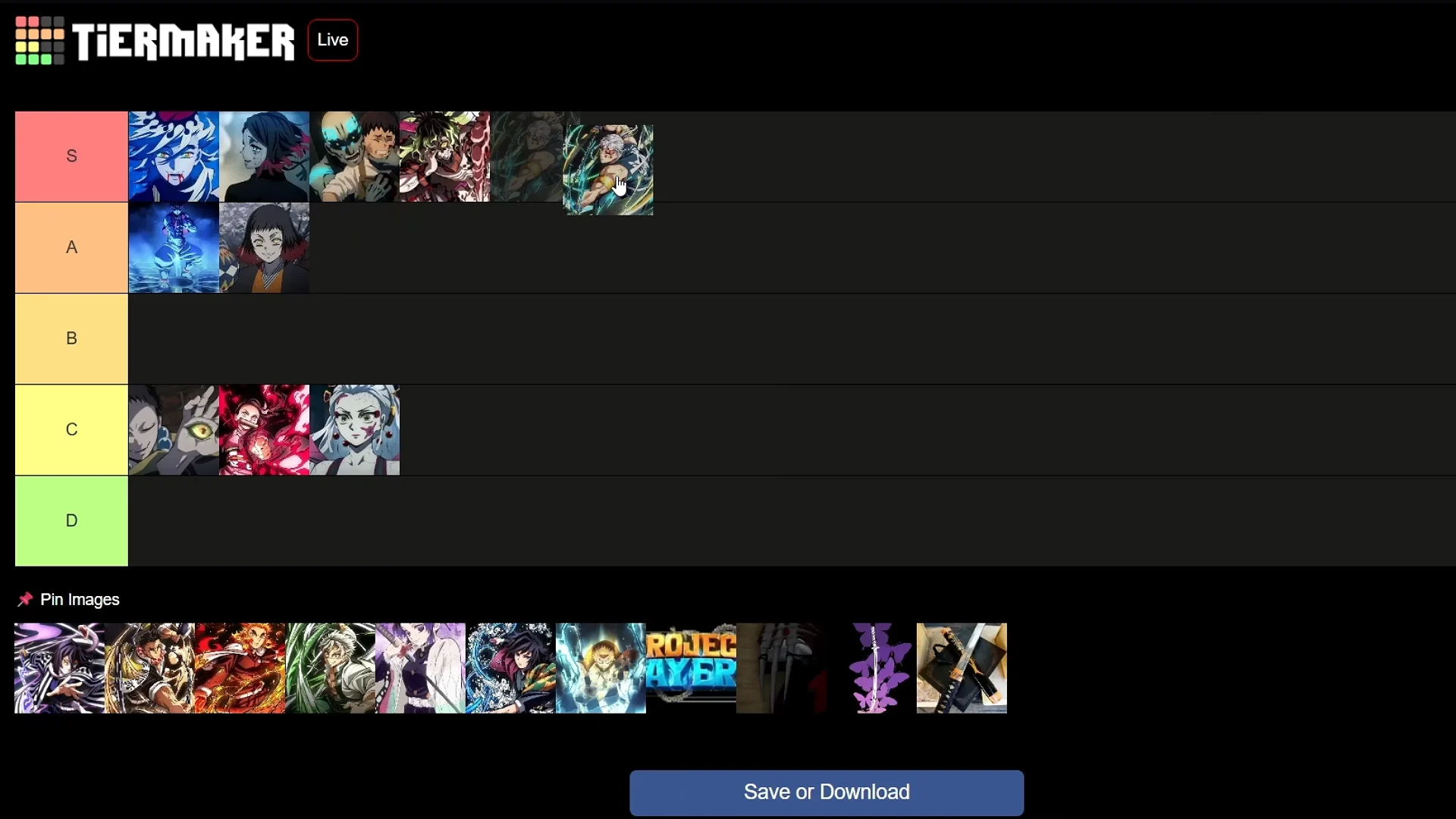 Ranking Sound Breathing