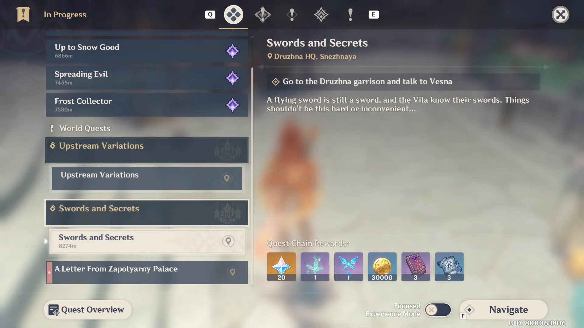 Tracking Swords and Secrets
