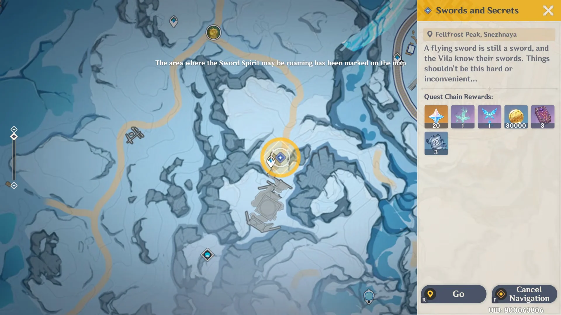 Map Tracking at Fellfrost Peak