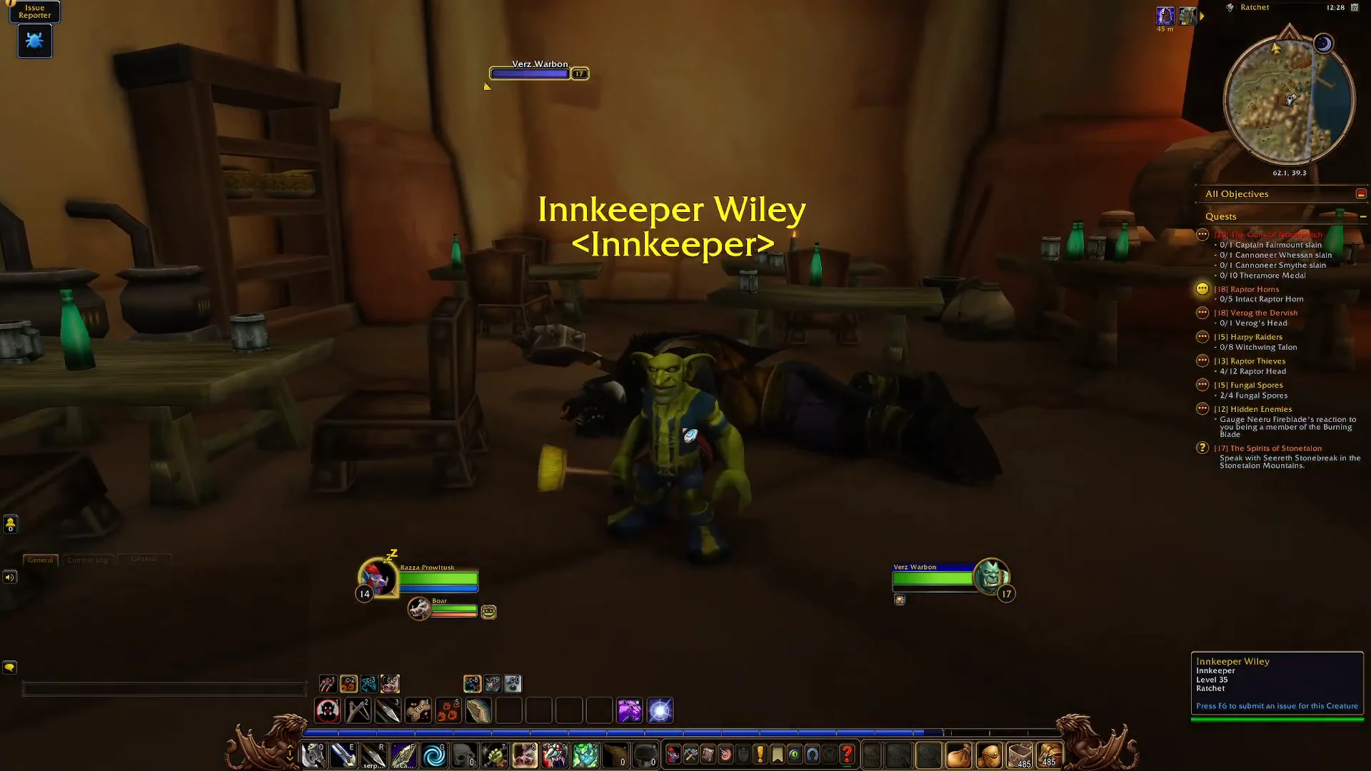 Locating Innkeeper Wiley