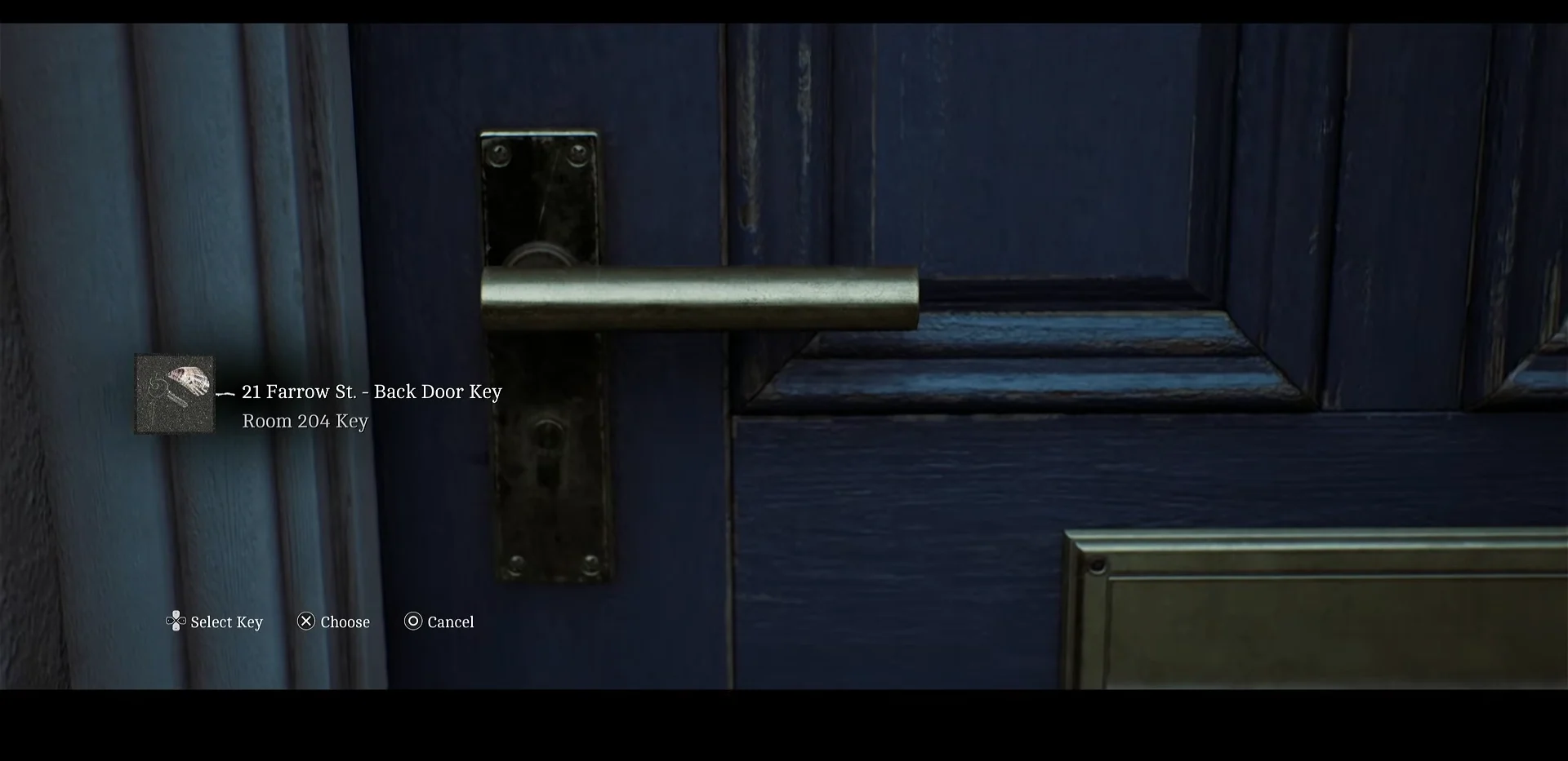 Unlocking Back Door