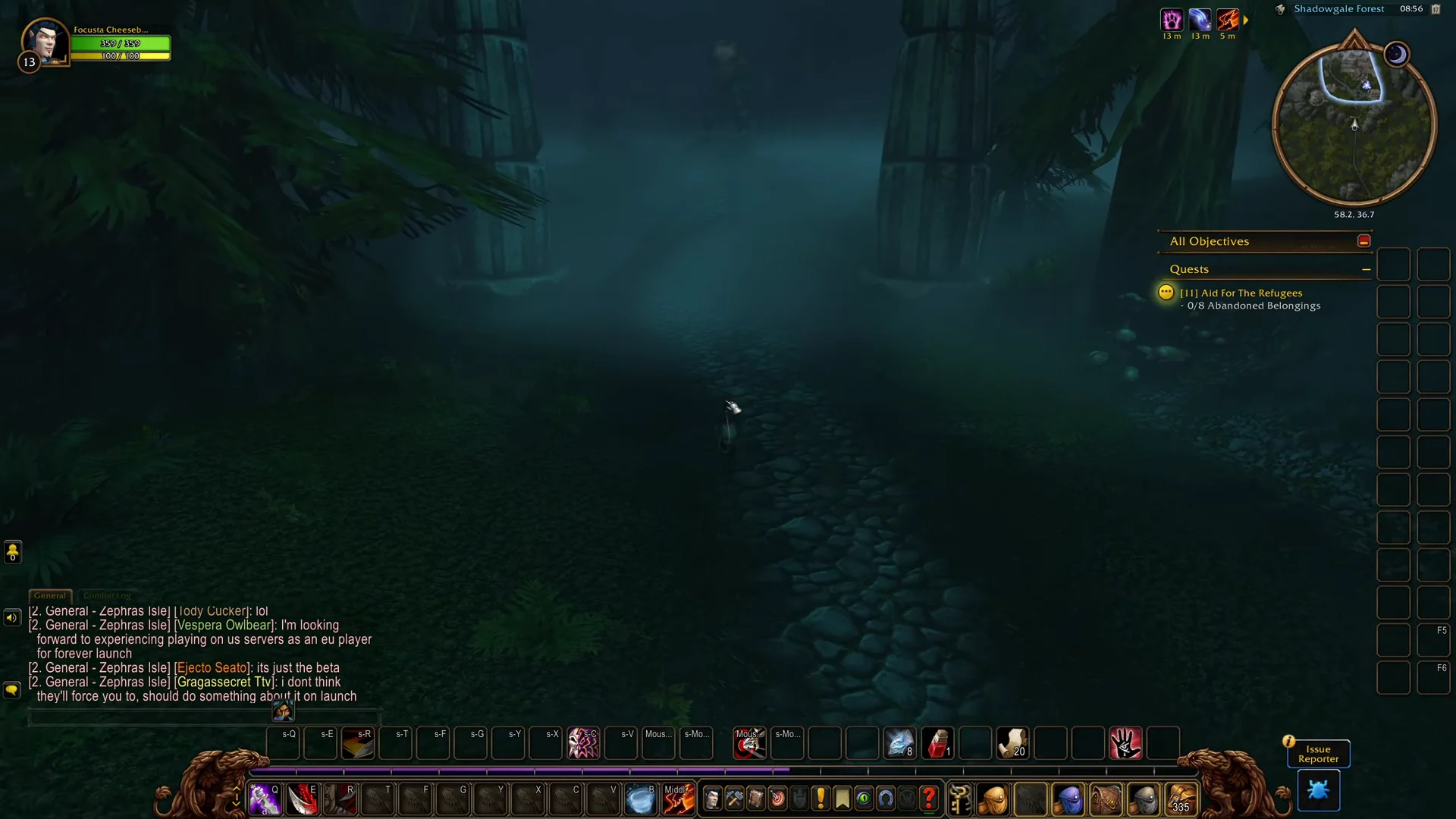 Traveling to Ruins of Ban'aethal