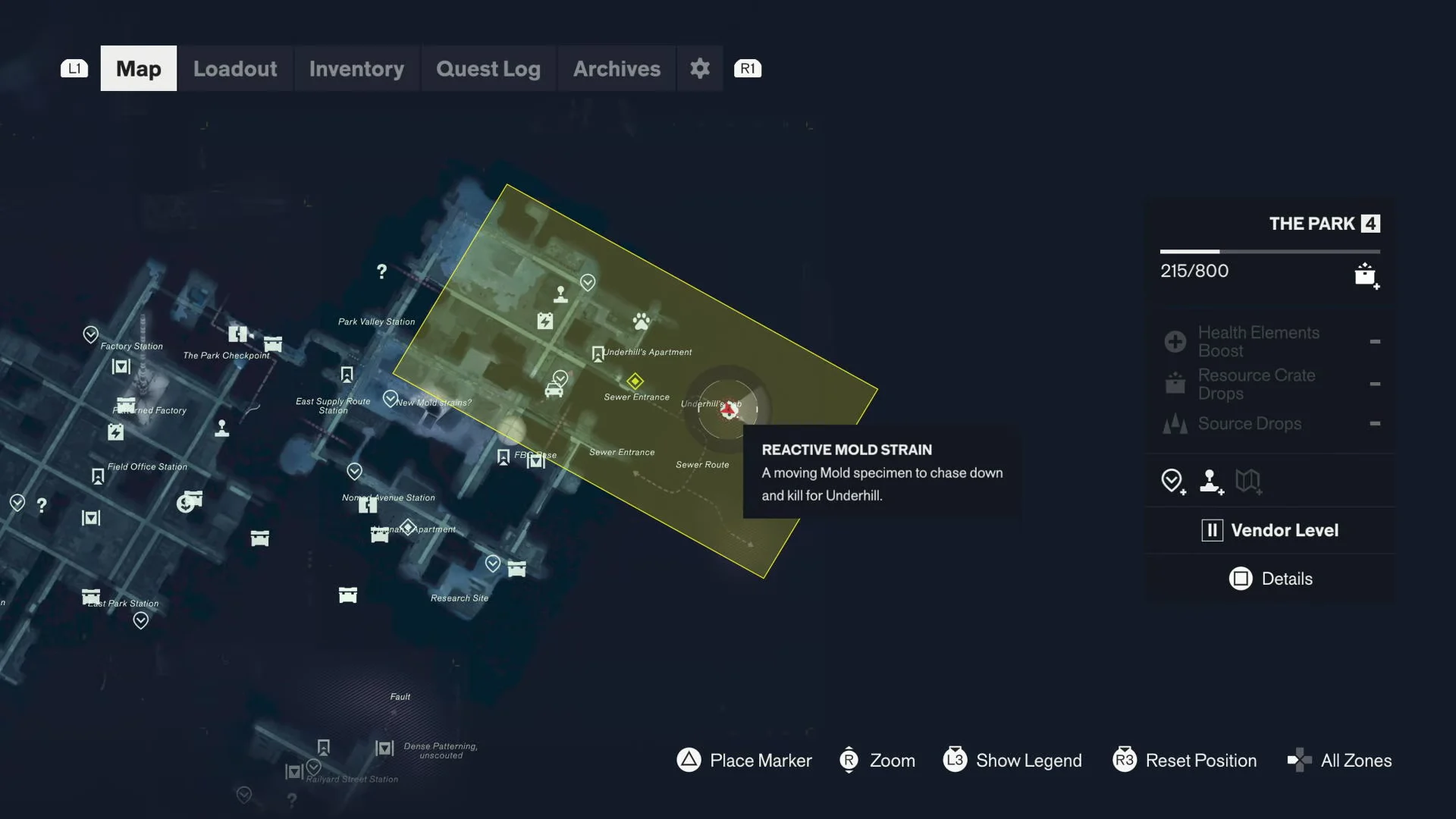 Loadout and map inspection
