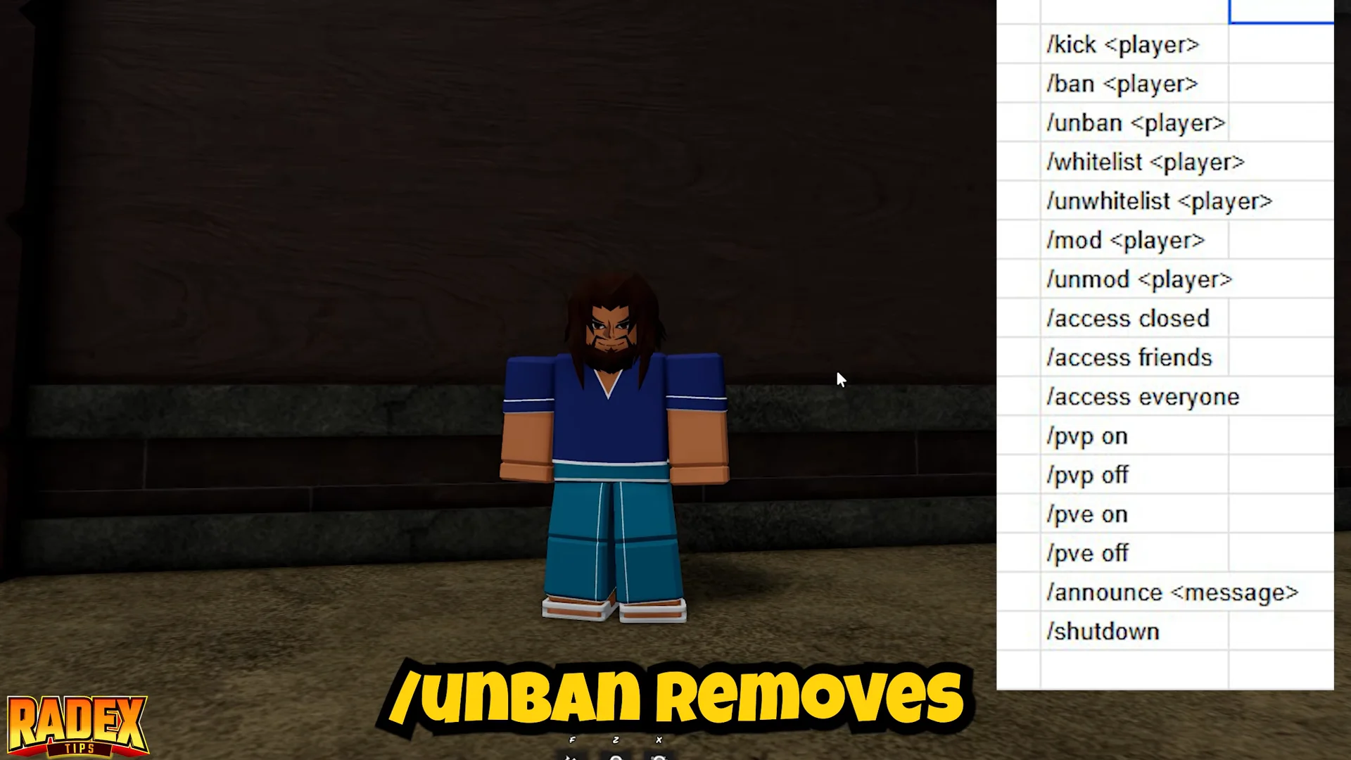 Player Management Commands