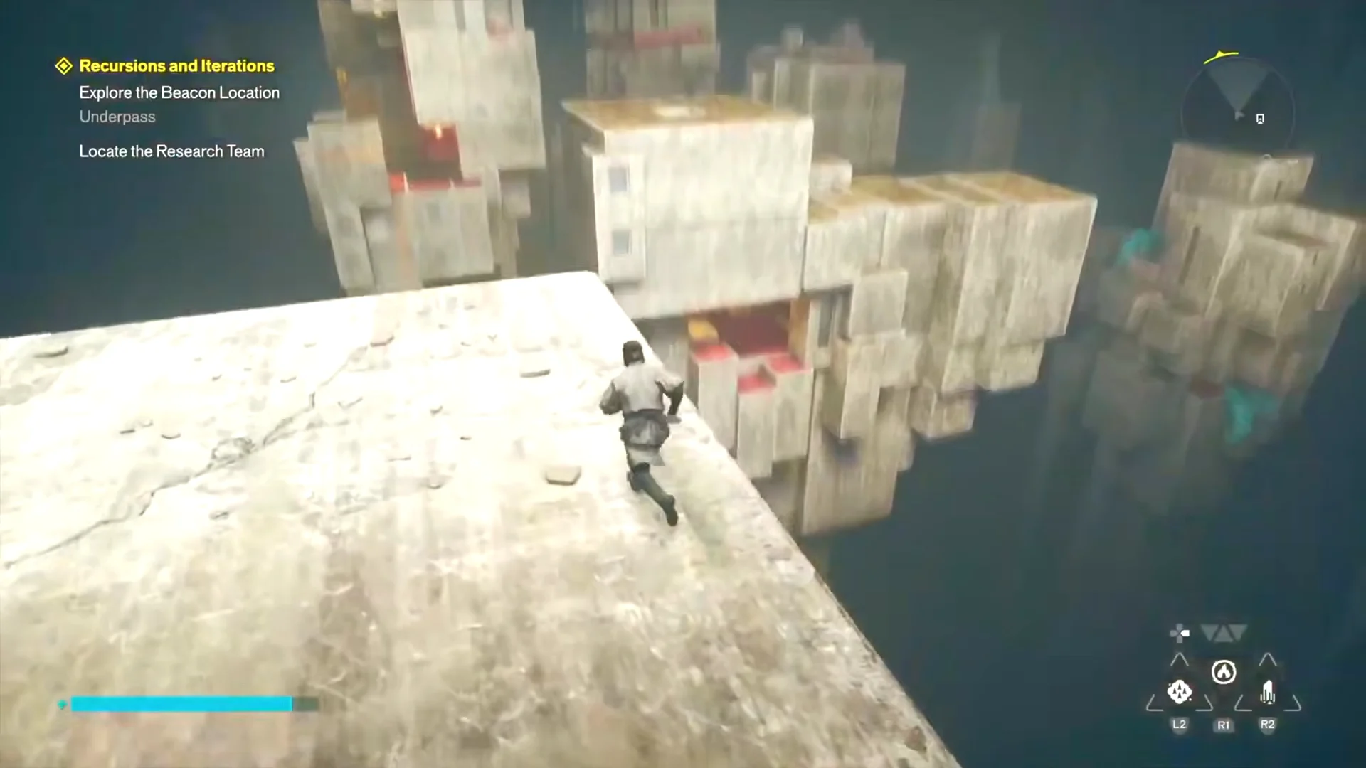 Navigating the high ledge