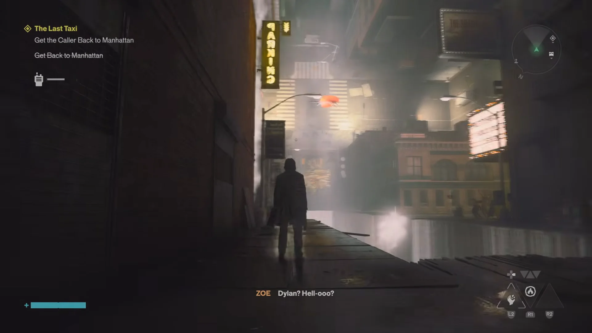 Arrival in altered city
