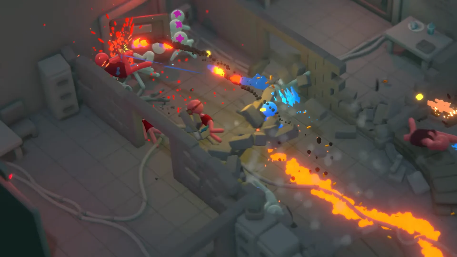Lab Run and Top-Down Combat
