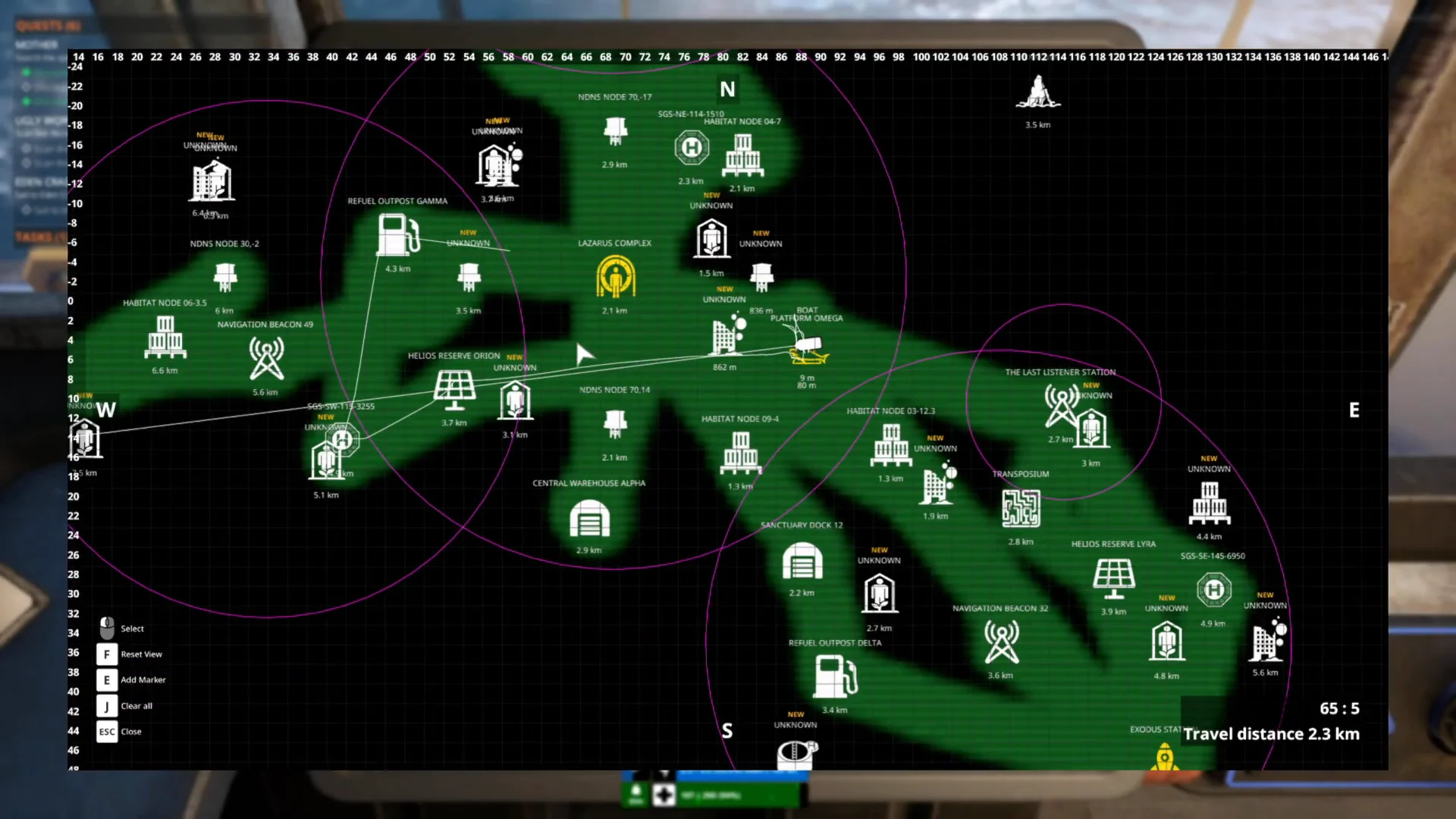 Ship Cabin Map