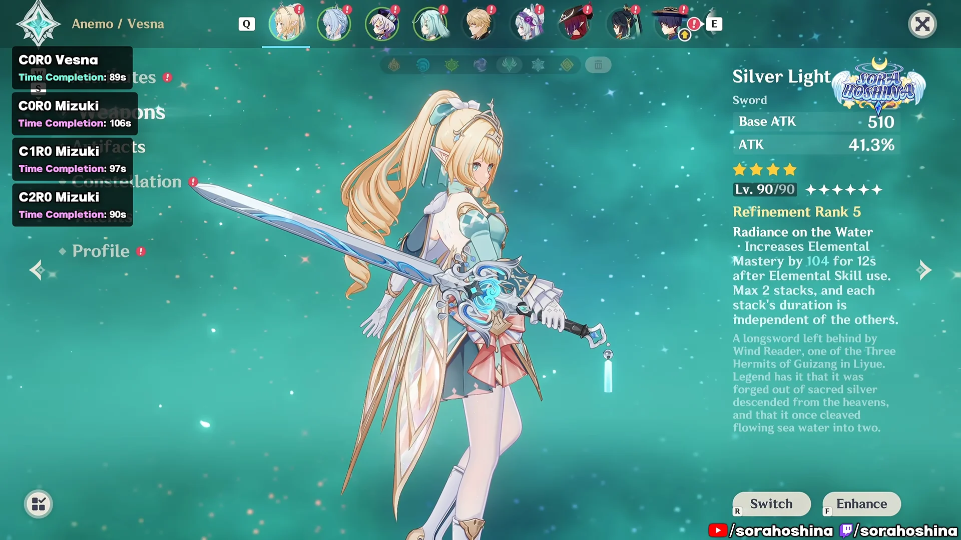 Vesna Character Build