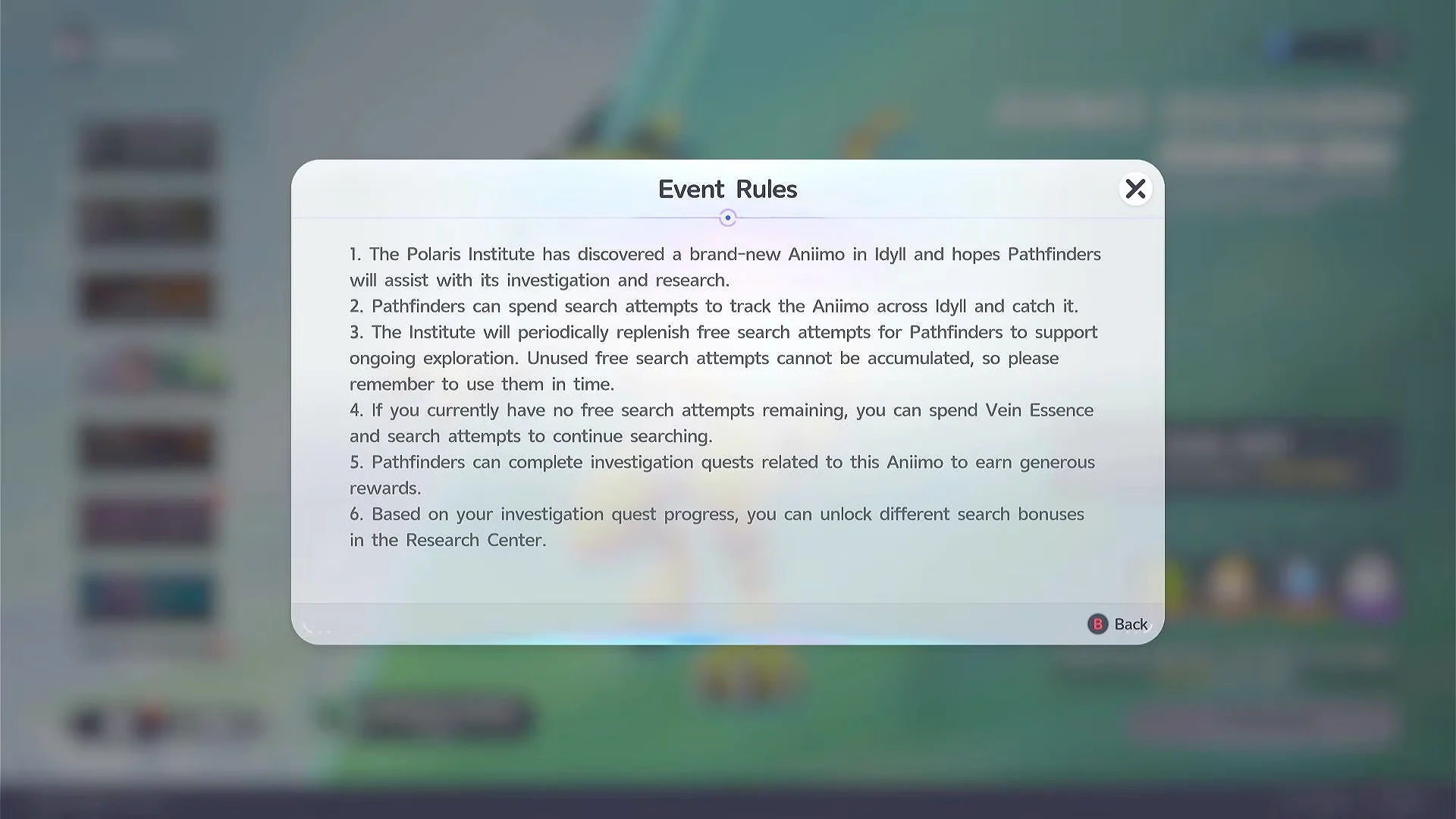 Event Rules