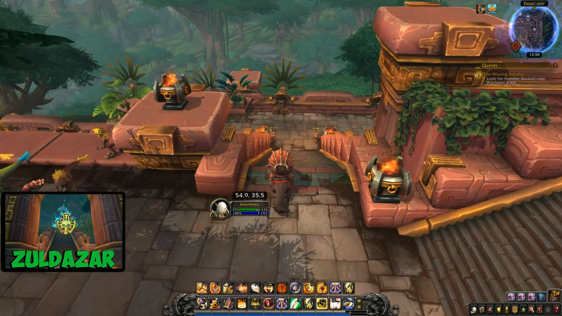 Navigating Terraces Toward Warbeast Kraal