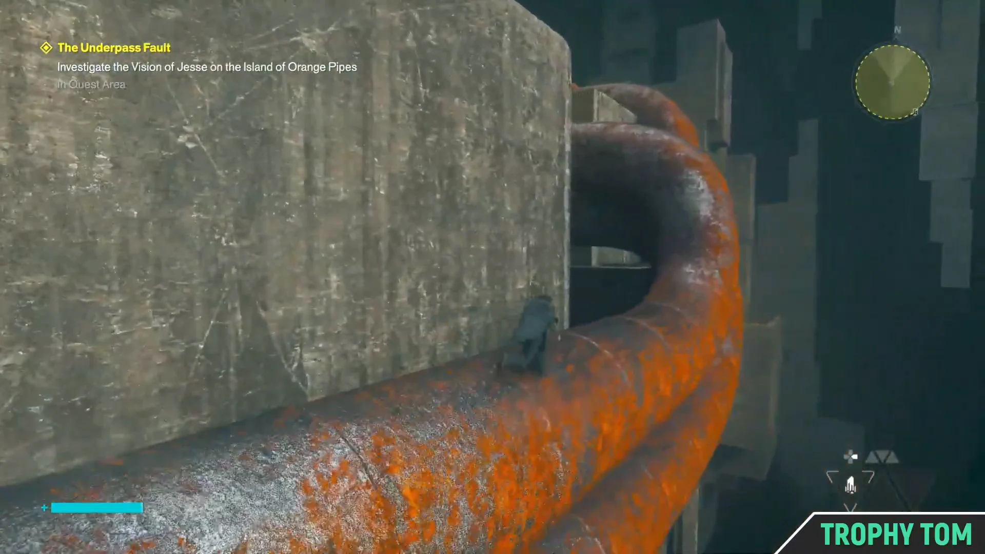 Navigating Orange Pipes