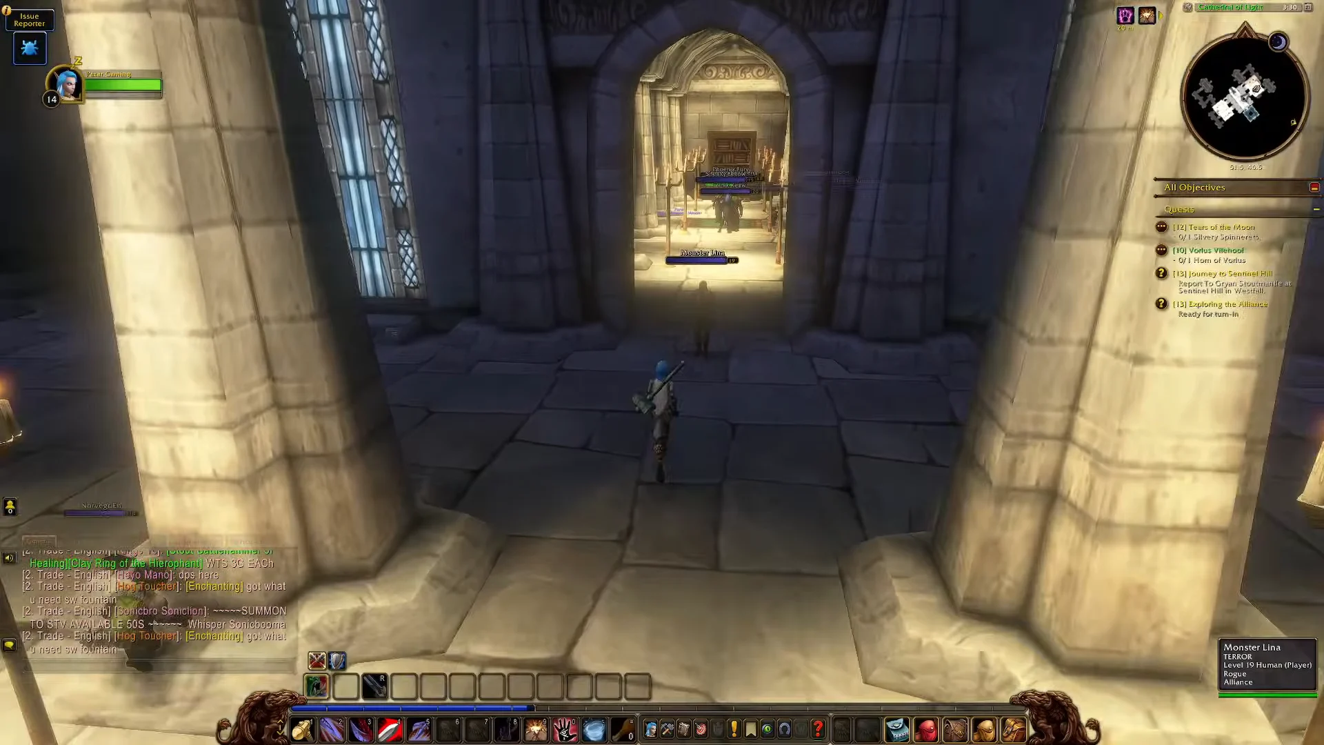 Navigating to Side Room