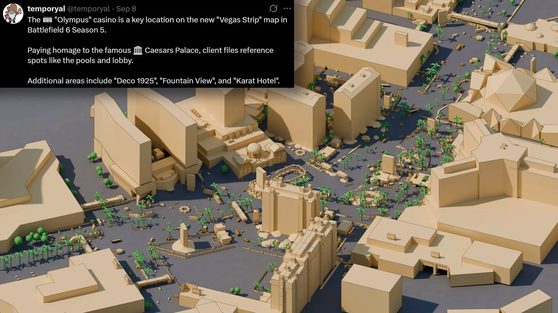Vegas Strip map leak