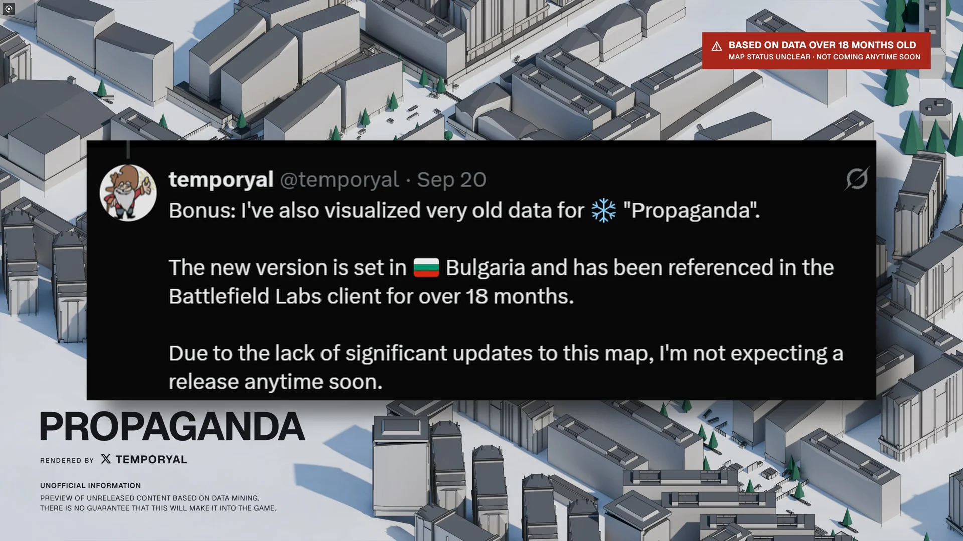 Propaganda map leak