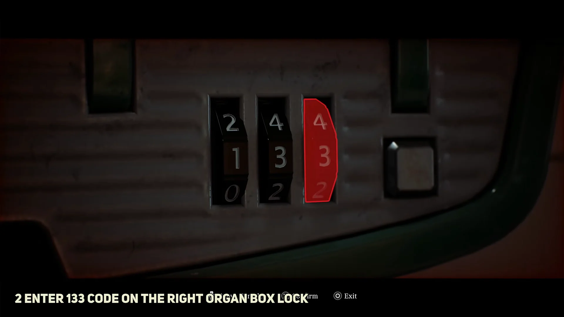 Right Lock Combination