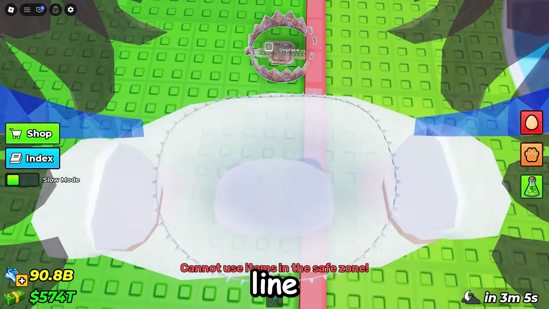 Method 1 Explanation: Safe Zone Trap Boundary