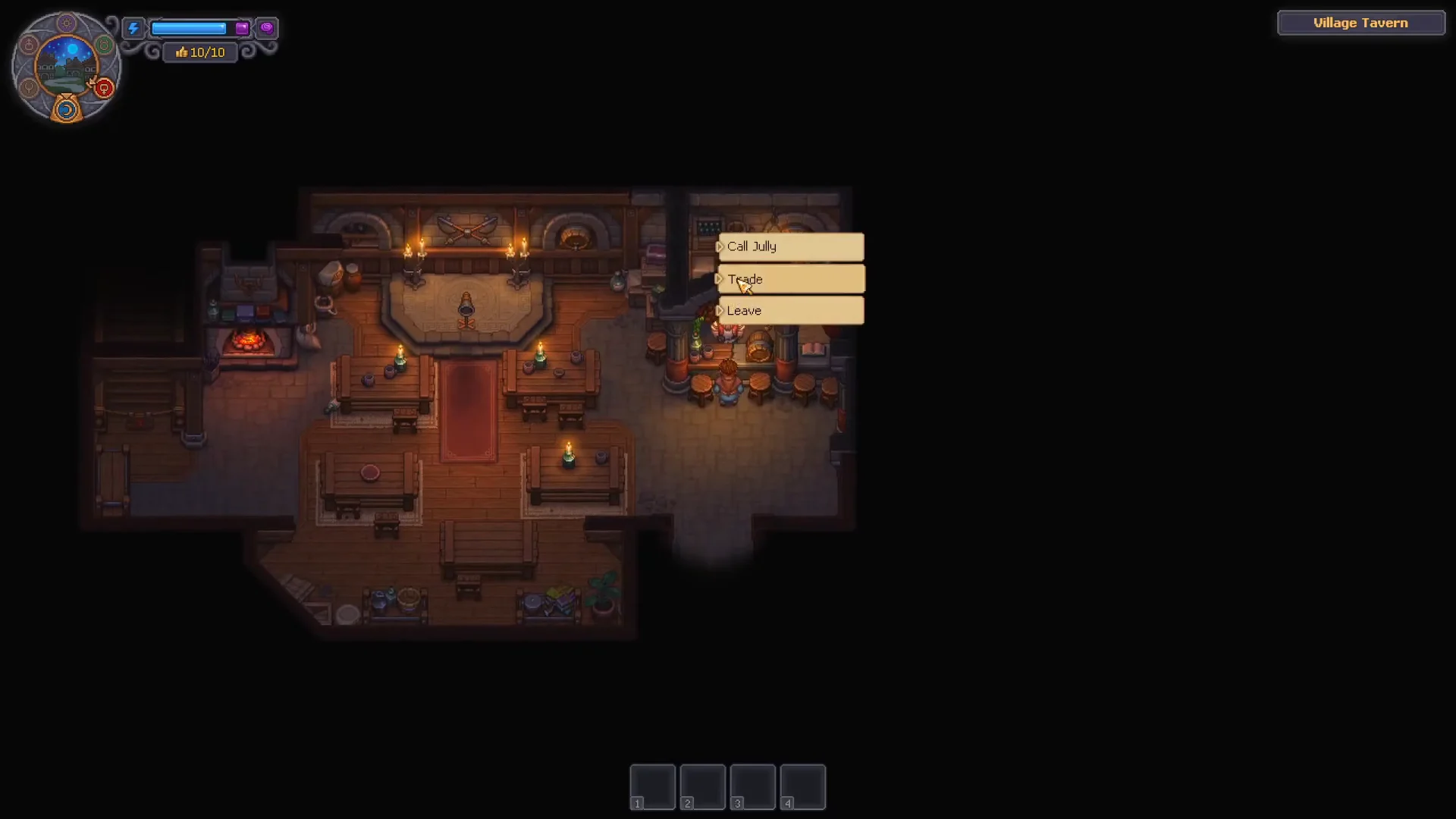 Entering the Village Tavern