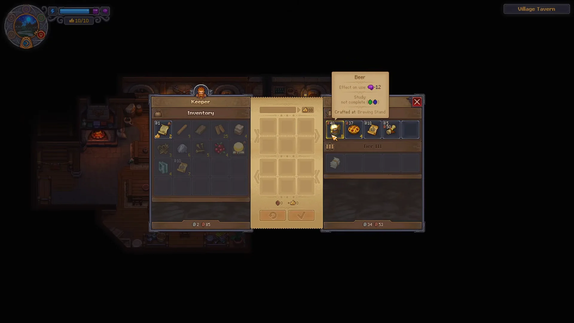 Interacting with Tavernkeeper