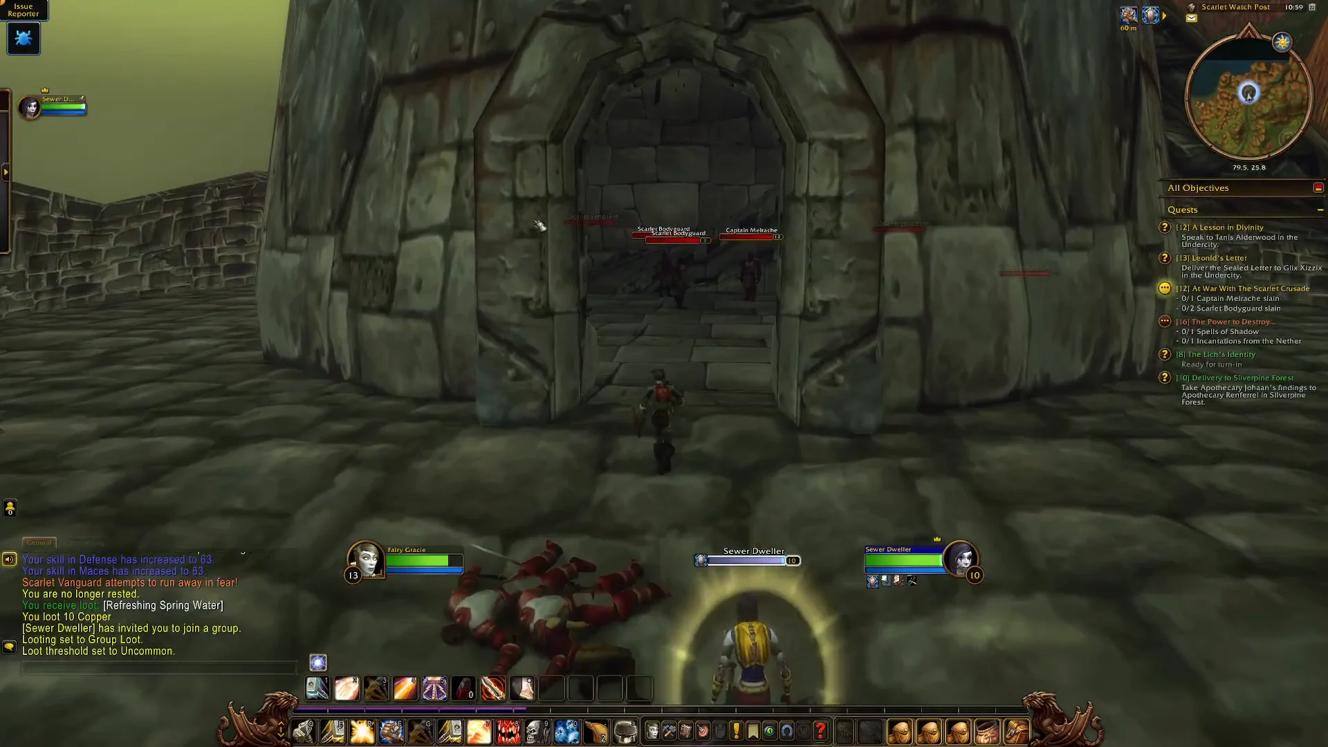 Entering the Tower & Grouping