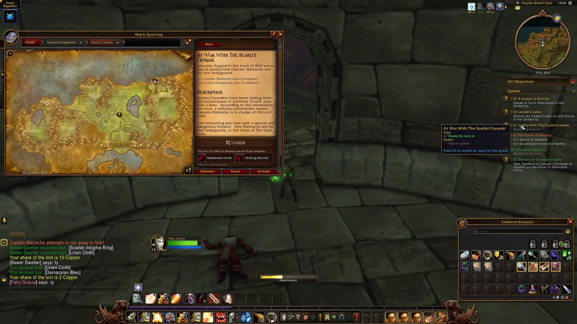 Quest Completion & Turn-in Location