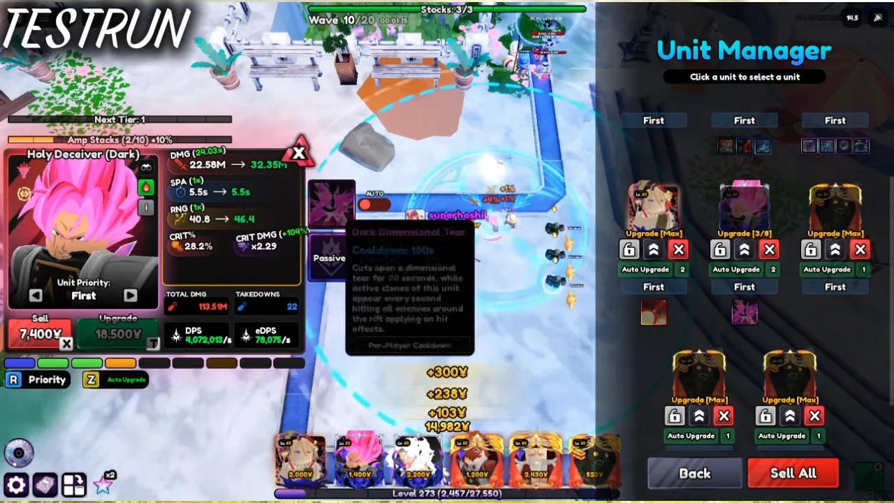 Mid-Waves and Holy Deceiver Upgrades