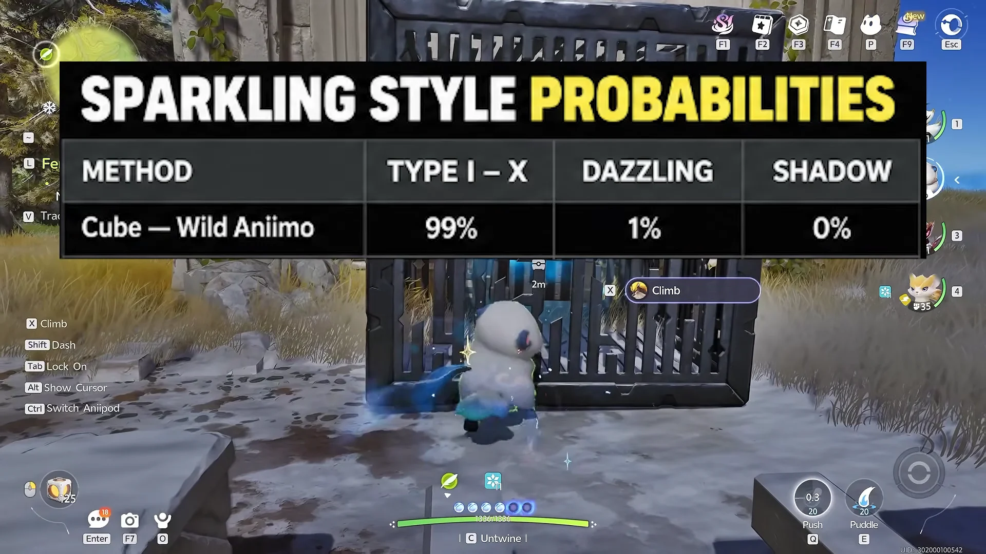 Sparkling Cube on Wild Aniimo