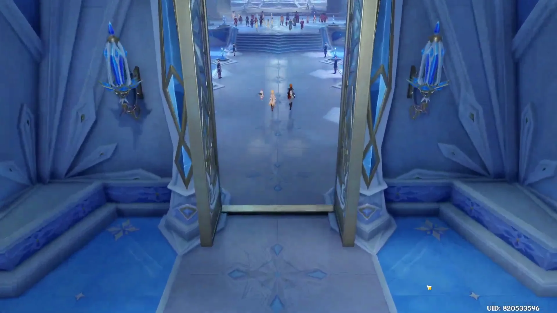 Entering the throne room