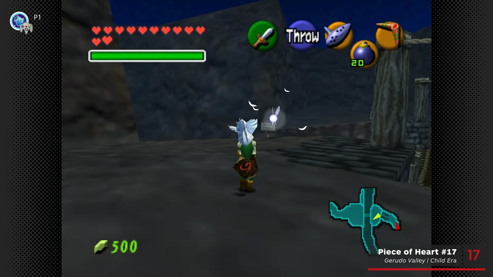 Piece of Heart #17 (Gerudo Valley / Child Era)