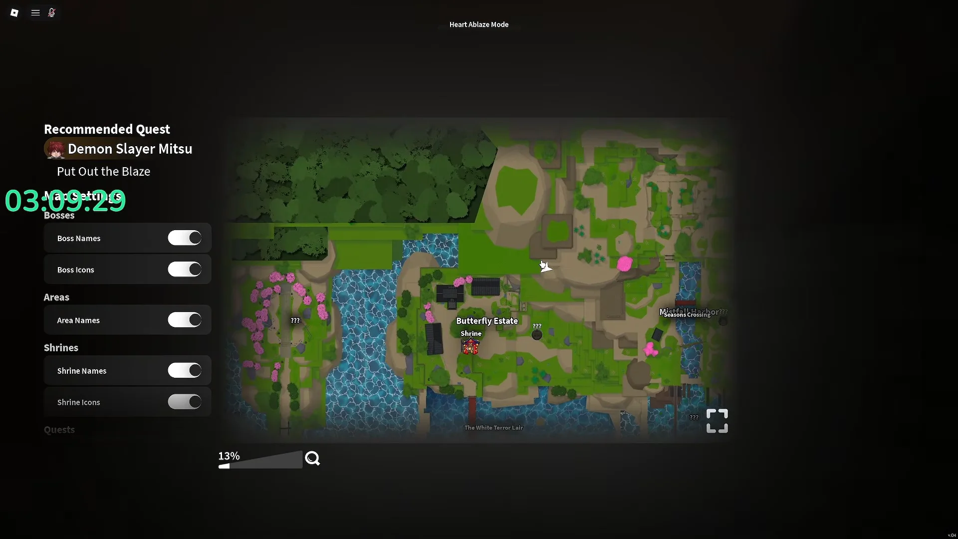 Map check for Butterfly Estate