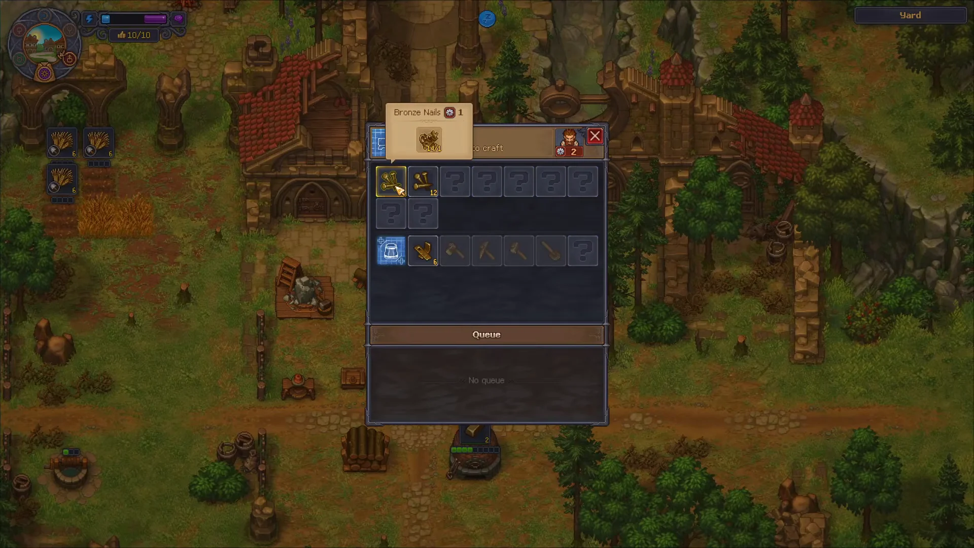 Wooden Anvil Crafting