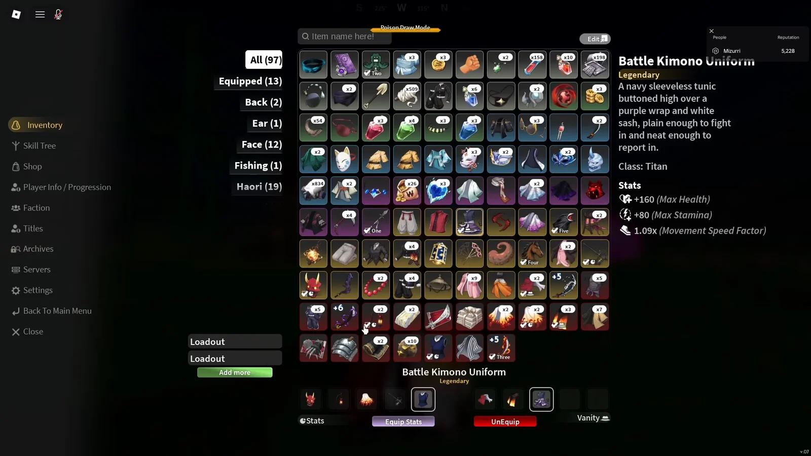 Base Accessory Loadout