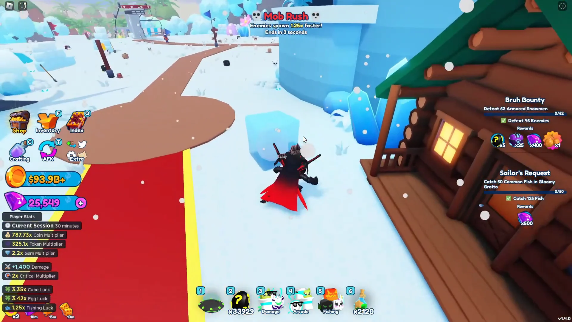 Pushing Ice Egg to Sunset Shores