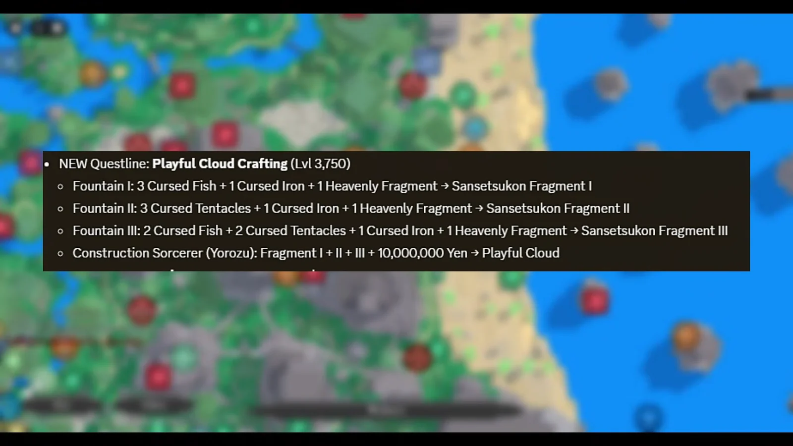 Fragment Crafting at Fountains