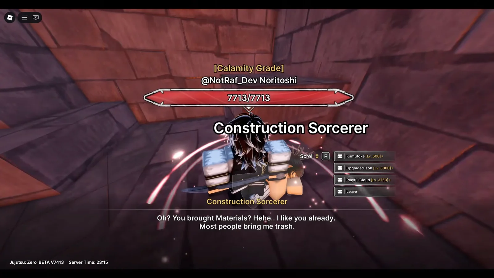 Visiting Construction Sorcerer