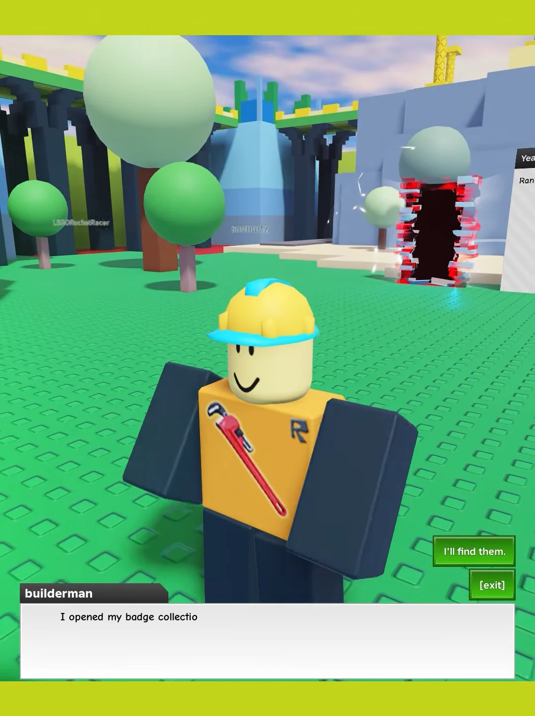 Talking to Builderman