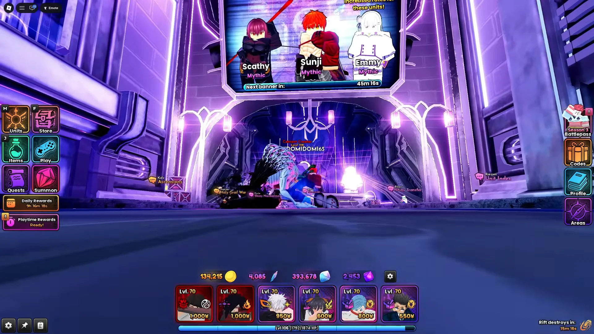 Checking Summon Banners and Battlepass