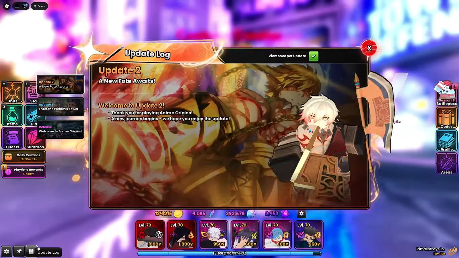 Update Log Review