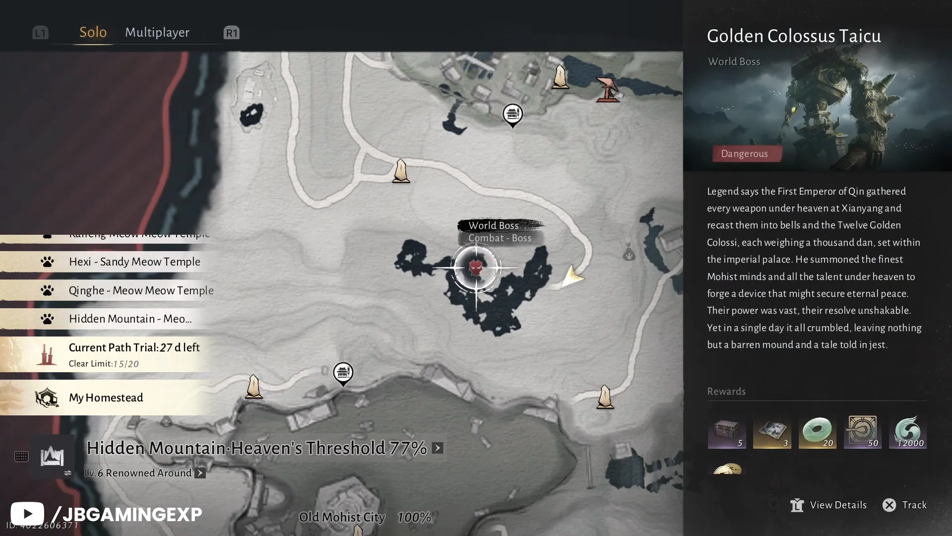 World Boss Location
