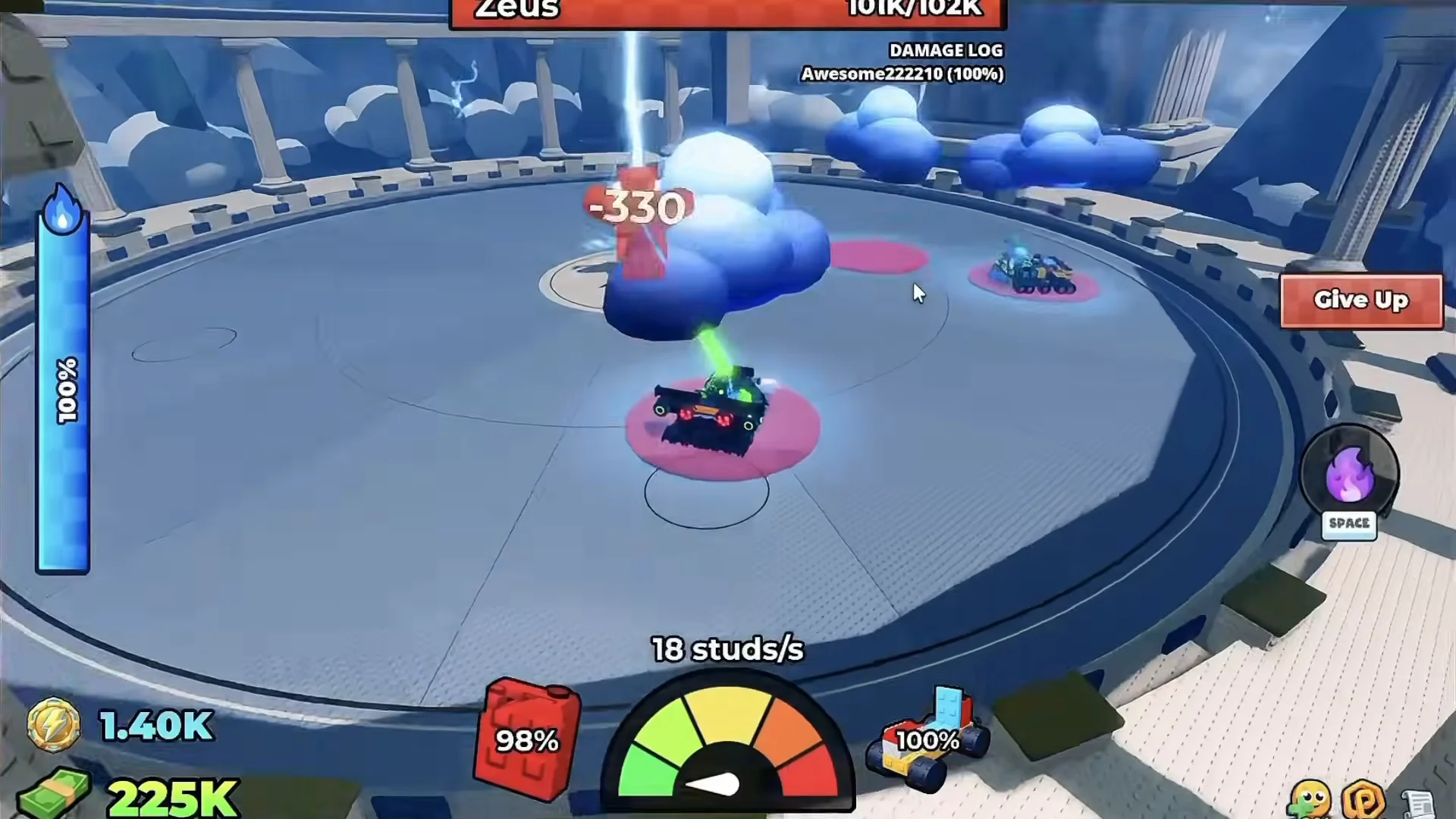 Zeus Boss Battle