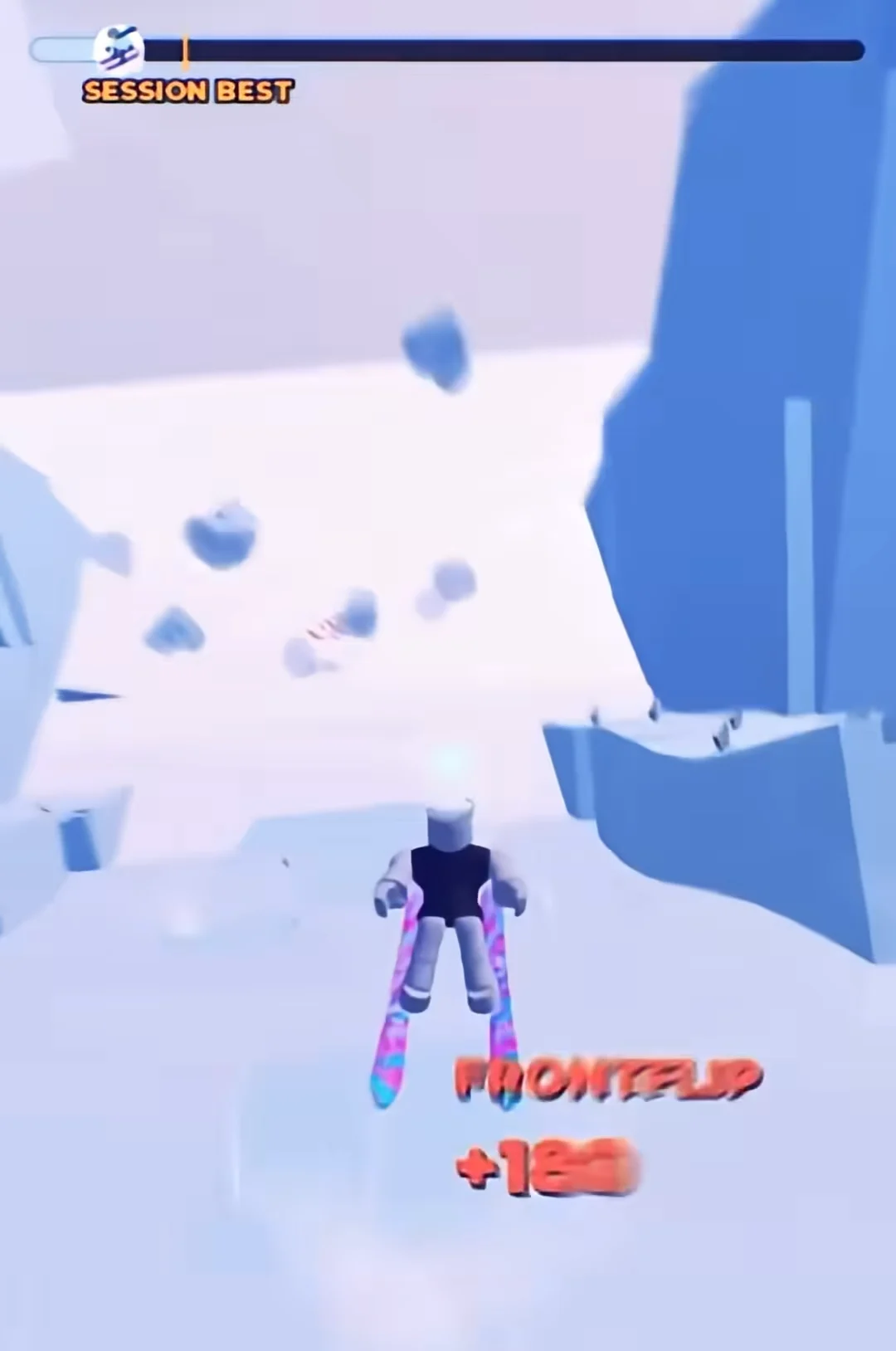 Downhill ski run