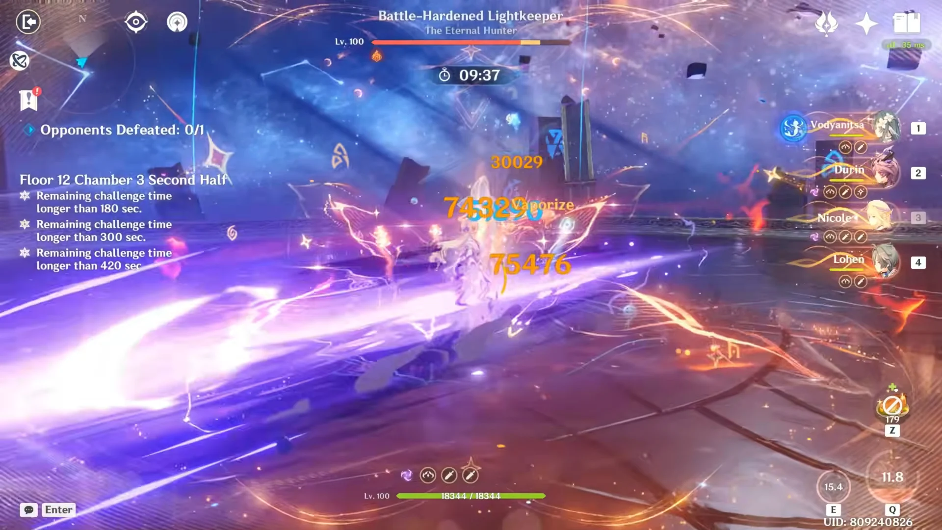12-3 Second Half Combat