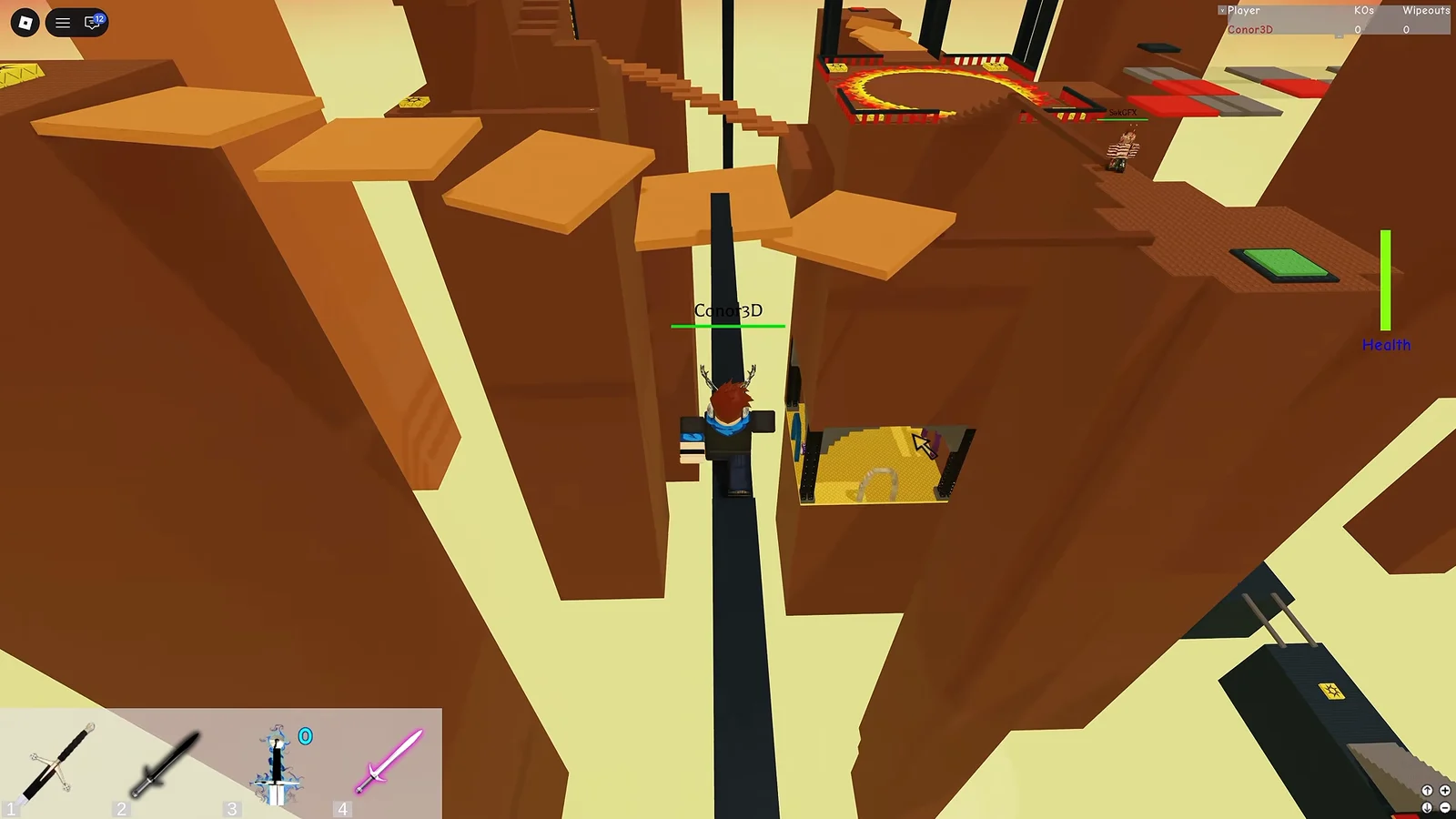 Collecting Third Sword and Earning Badge